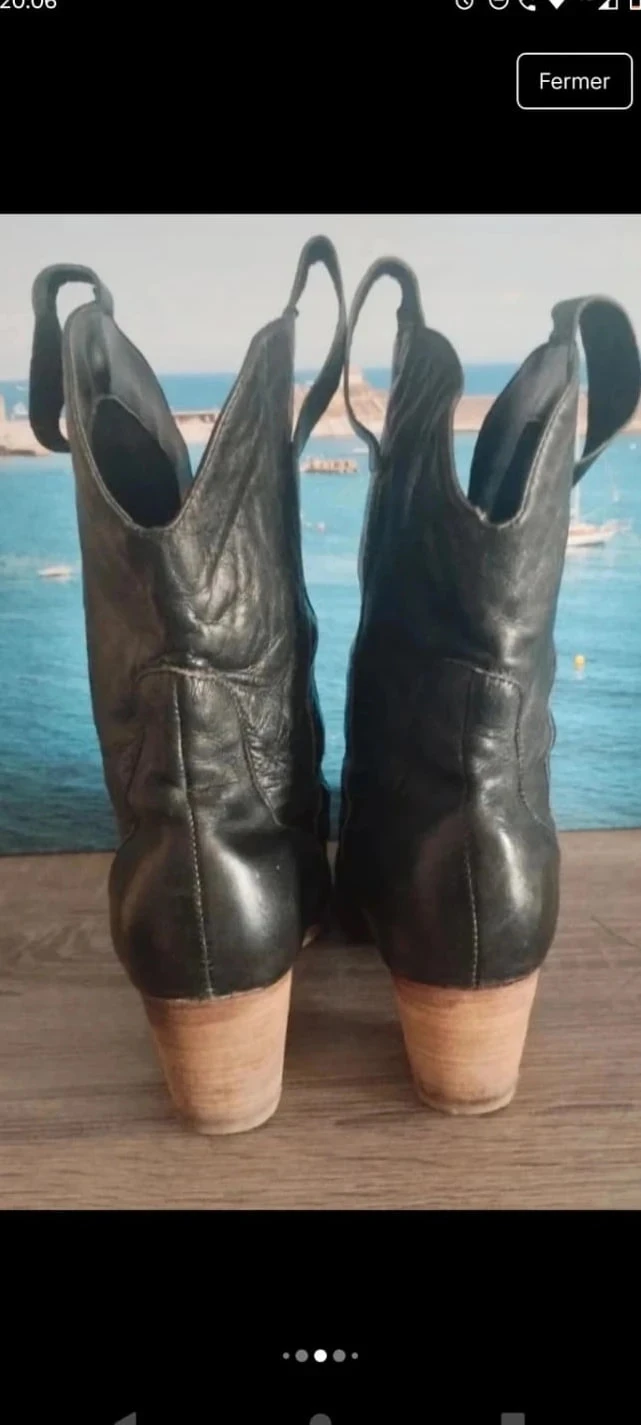 Botas femininas pretas les tropéziennes P38 – photo 5